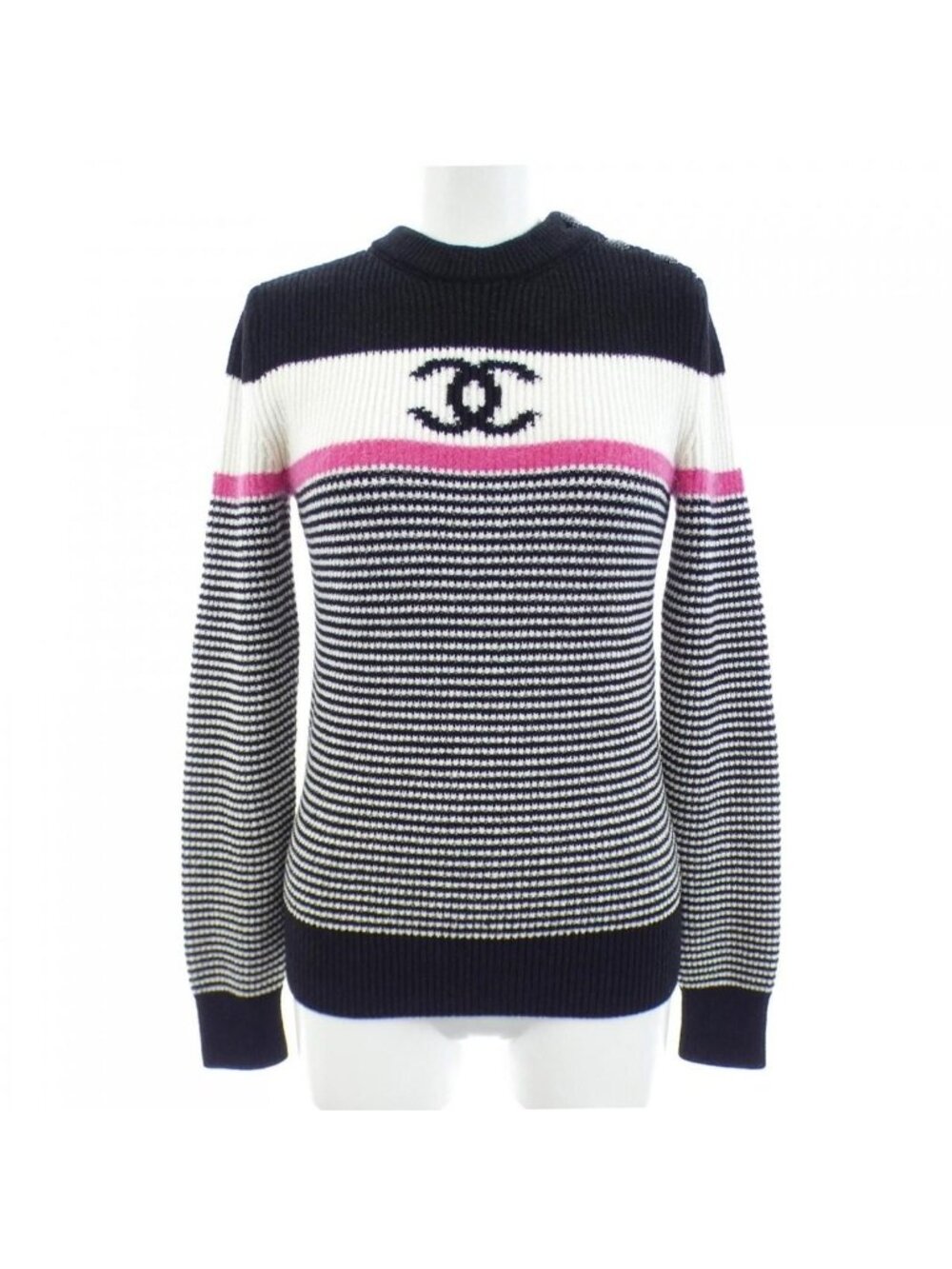 Chanel Knit Top Black